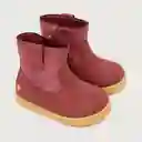 Booties de Niña Vaquera Brillo Con Cierre Rojo Talla 21 Opaline