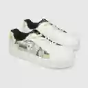 Zapatillas Disney Chunky Princesas Blanco Multicolor T35 Colloky