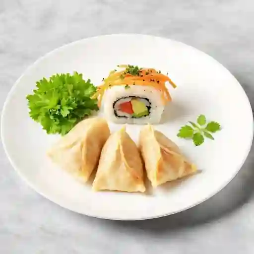 1 Roll A Eleccion + 4 Gyosas