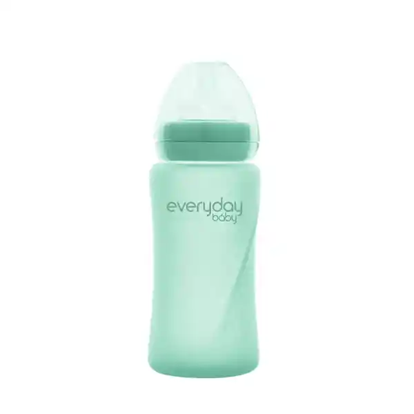 Everyday Baby Mamadera de Vidrio Healthy Verde 240 mL 10236