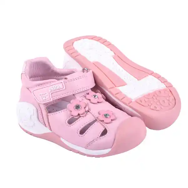 Sandalias Bebe Niña Rosado Pillin 20