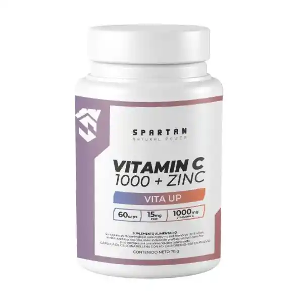 Spartan Vita Up Vitamina C/Zinc (1000 mg/15 mg)