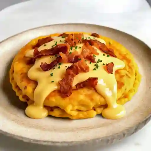 Cachapas Mixta Queso De Mano Y Tocino