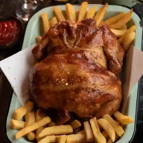 Pollo con Papas Fritas