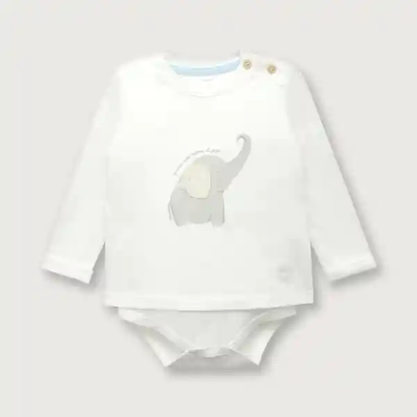 Body Polera de Niño Gris Talla 3M Opaline