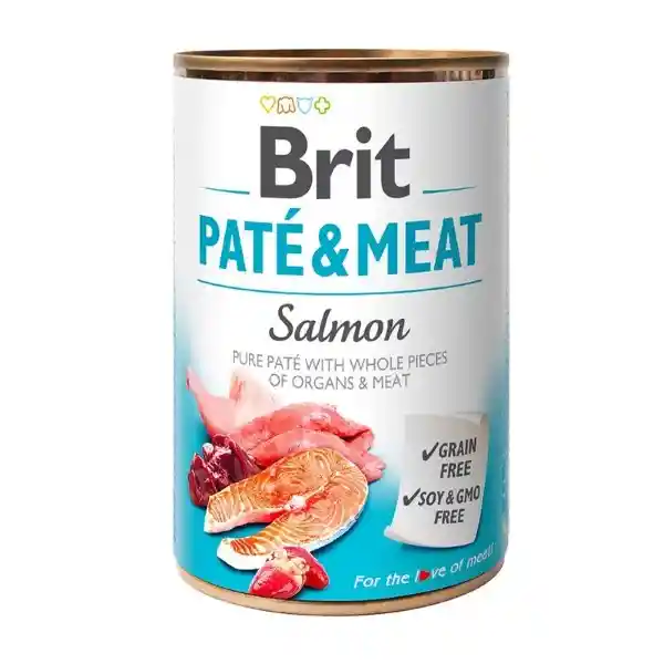 Brit Pate & Meat Perro Salmón 400 g