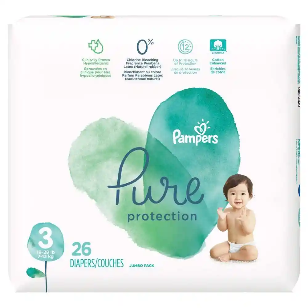 Pampers Pañal Pure Protection