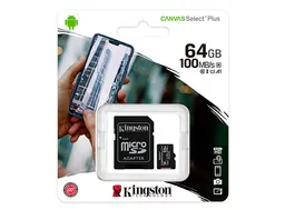 Kingston Memoria Microsd Con Adaptador 64Gb