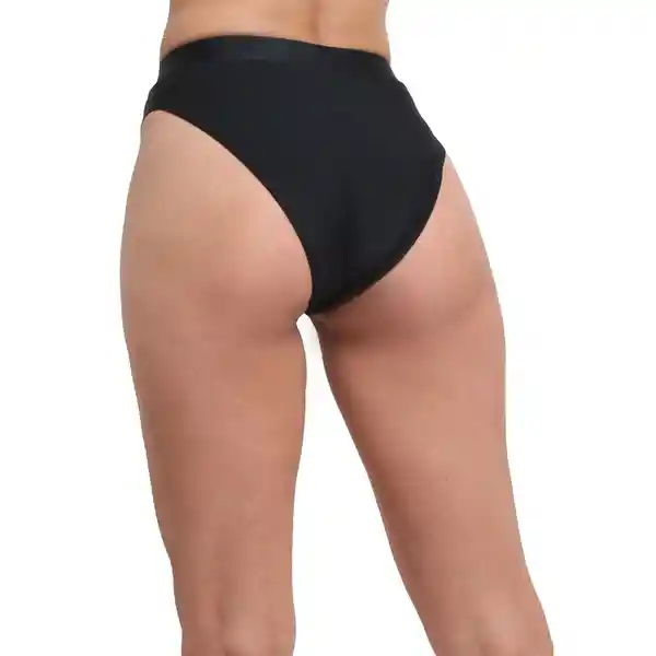 Bikini Calzon Alto Negro Talla M Samia