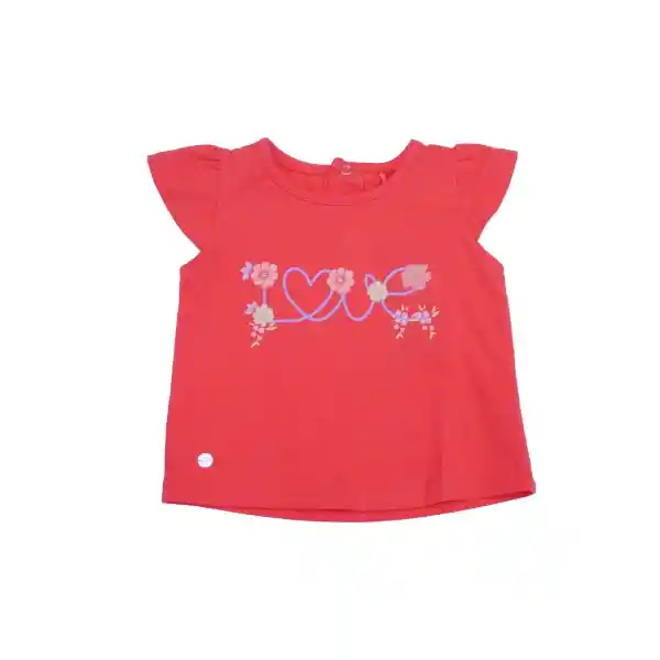 Polera Bebe Niña Coral Pillin 9 M