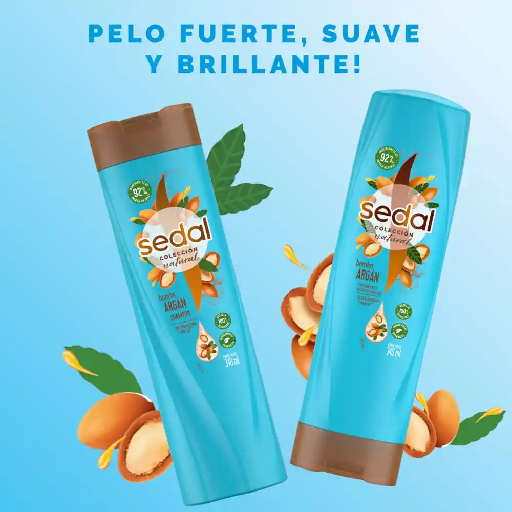 Sedal Shampoo Bomba Argán