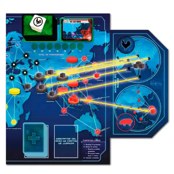 Juego de Mesa Pandemic Estado de Emergencia