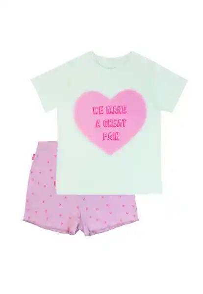 Pijama Great jr Niña Verde Talla 12 - 434