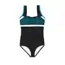 Traje de Baño Deportivo Copa Grande Turquesa Talla XL Samia