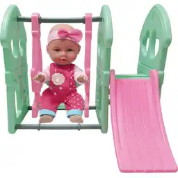 Doll With Swing And Slide