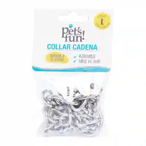 PetS Fun Collar Cadena Entrenamiento L-C