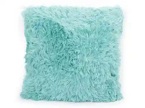 Cojín Peludo Classic Aqua Ripley Home