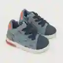 Zapatillas Luces Cordón Denim Niño Talla 20 Opaline