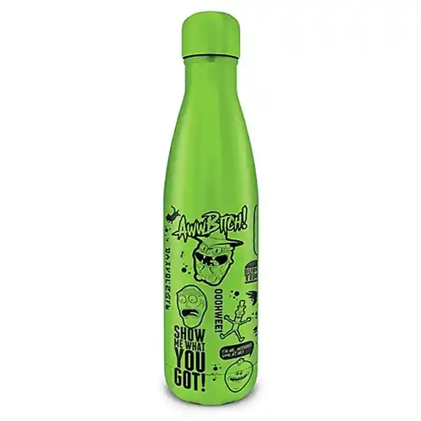 Rick And Morty Botella Metálica Quotes