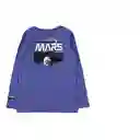 Polera Slub Cosmic 236 Morado 4 Años Ficcus