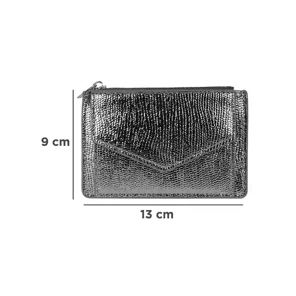 Monedero Negro Brillante Miniso