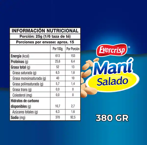Evercrisp Maní Salado 