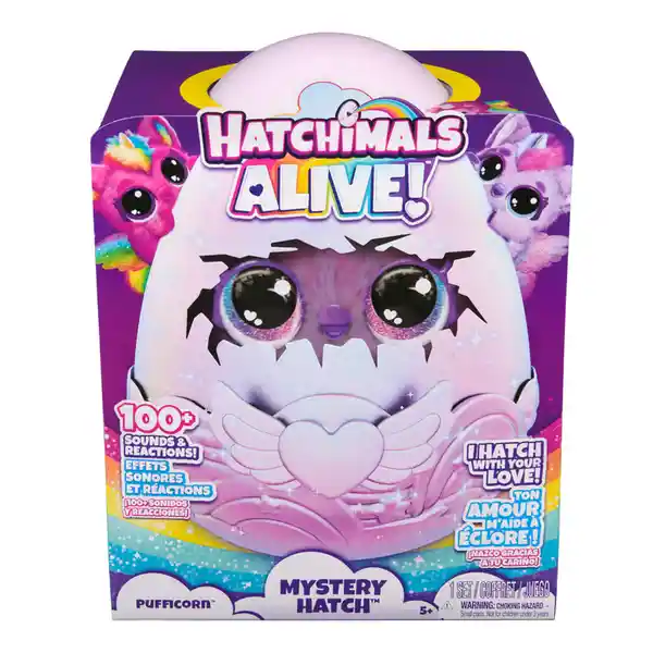 Hatchimals Huevo Hatchimals Alive Interactivo Pufficorn 6069132