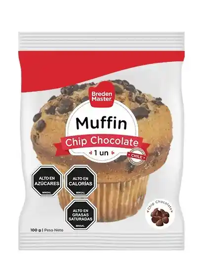 Breden Master Muffin Chips de Chocolate
