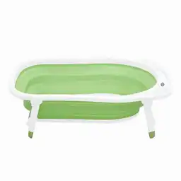 Cosco Tina Plegable Verde Blanco