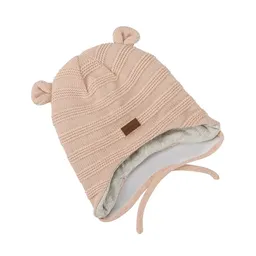 Gorro Tejido Líneas Infanti - Rosa - 6-12 Meses