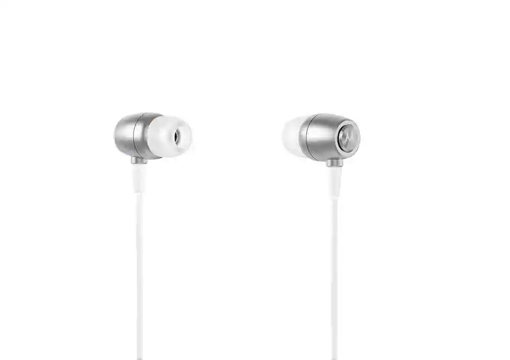 Earbuds Audifonos Bt Metal Plata Sh009