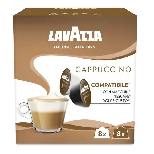 Lavazza Cápsula Cappuccino para Cafeteras Dolce Gusto