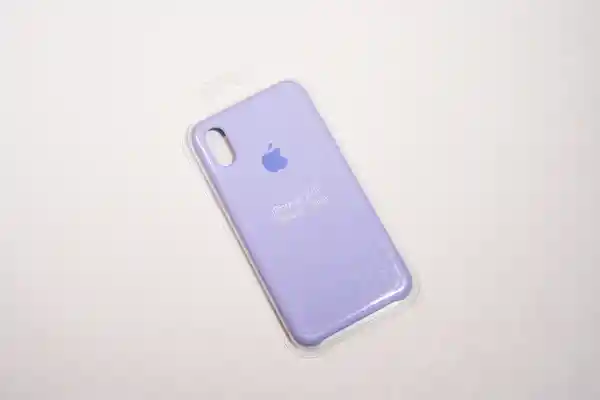 Silicone Case Lila Para iPhone X/XS