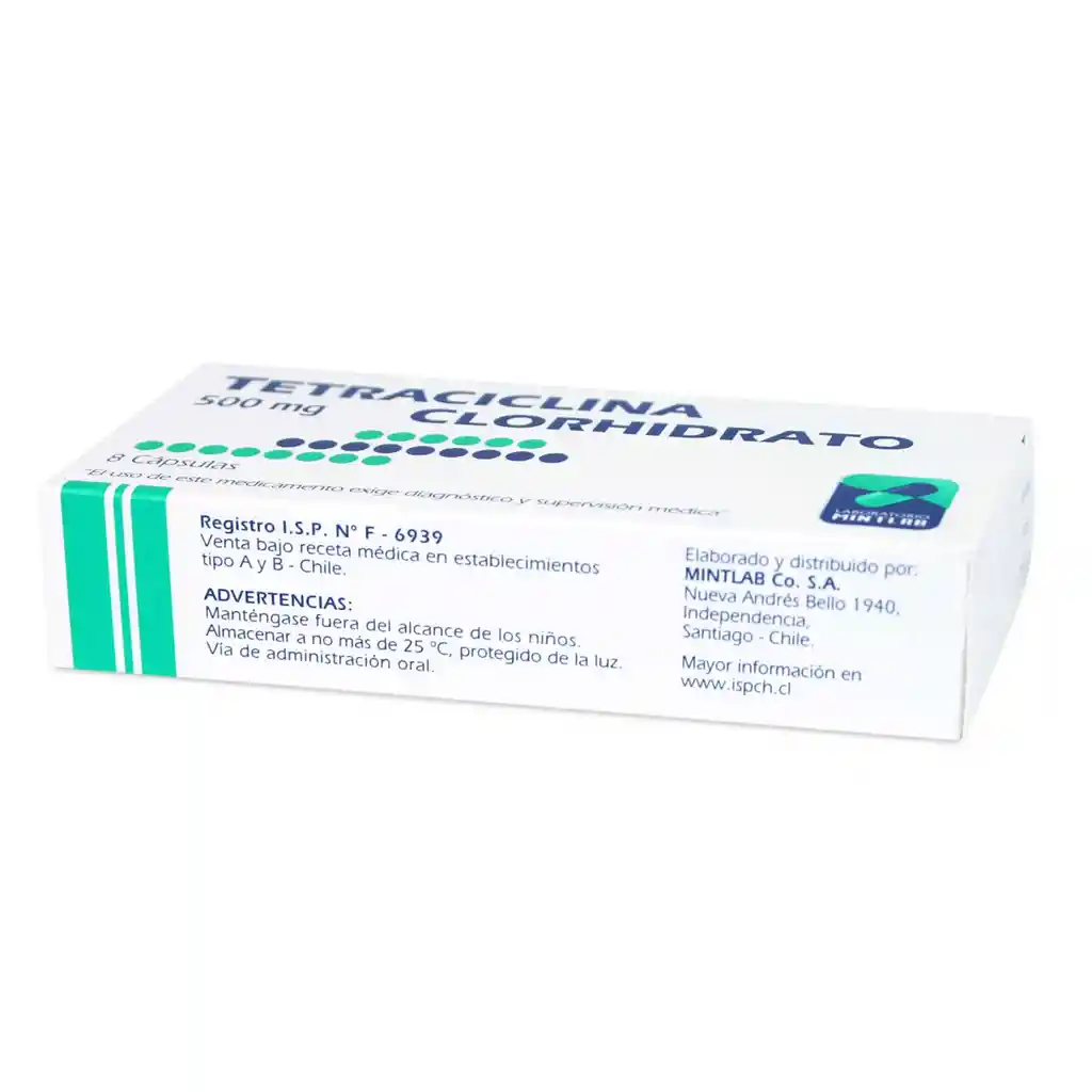 Tetraciclina 500 Mg