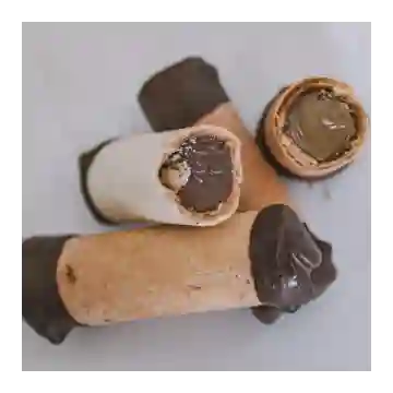 Barquillos de Nutella