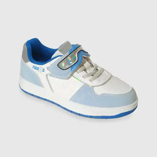 Zapatillas Urbana Cambia de Niño Blanco/Azul Talla 34 Colloky