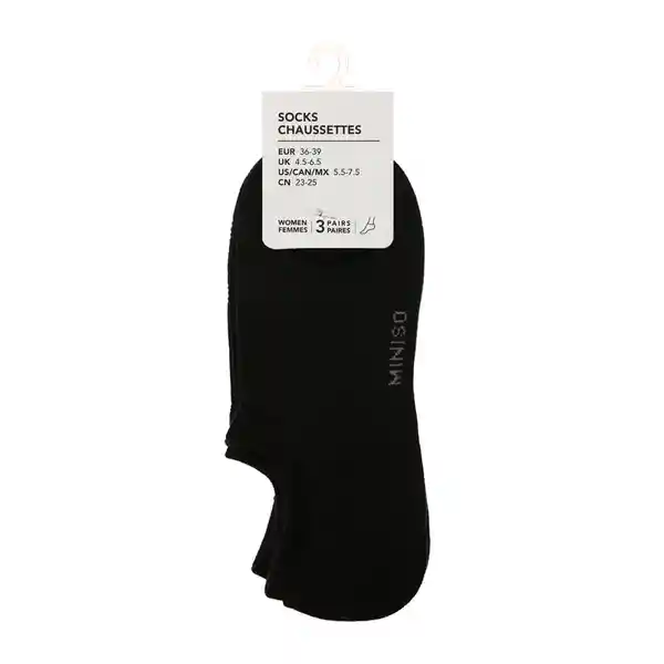 Paquete de Calcetines Para Mujer Transpirables Miniso