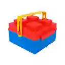 Miniso Contenedor Bento Building Blocks Series Con Agarradera