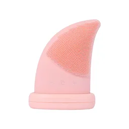 Miniso Cepillo Facial de Silicón Con Forma Aleta Tiburón Rosa