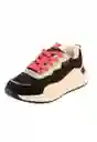 Zapatillas Sport Cordón W24 Niña Negro 31 912 Ficcus