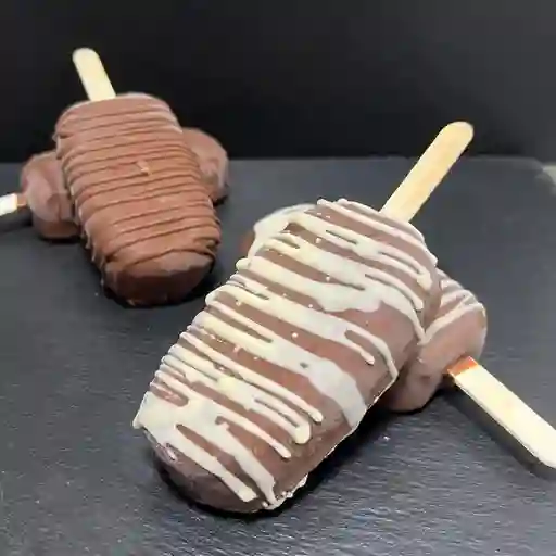 Paleta sabor avellana (cubierta de chocolate)