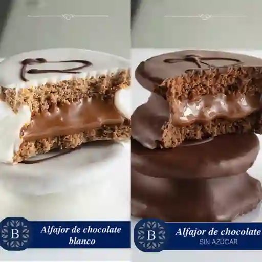 Combo Bogati Alfajor Chocolate Blanco + Bogati Alfajor Chocolate