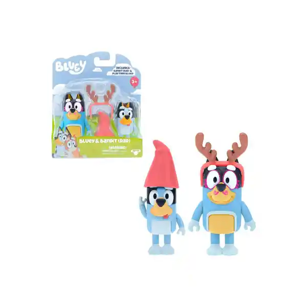 Bluey Pack Figuras - Bluey y Bandit