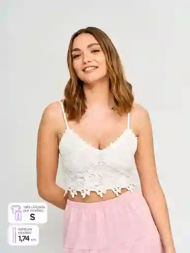 Index Polera Sin Manga Emacra Color Blanco S S25