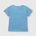 Polera Costa de Niño Celeste Talla 3A Opaline