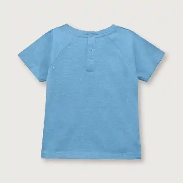 Polera Costa de Niño Celeste Talla 3A Opaline