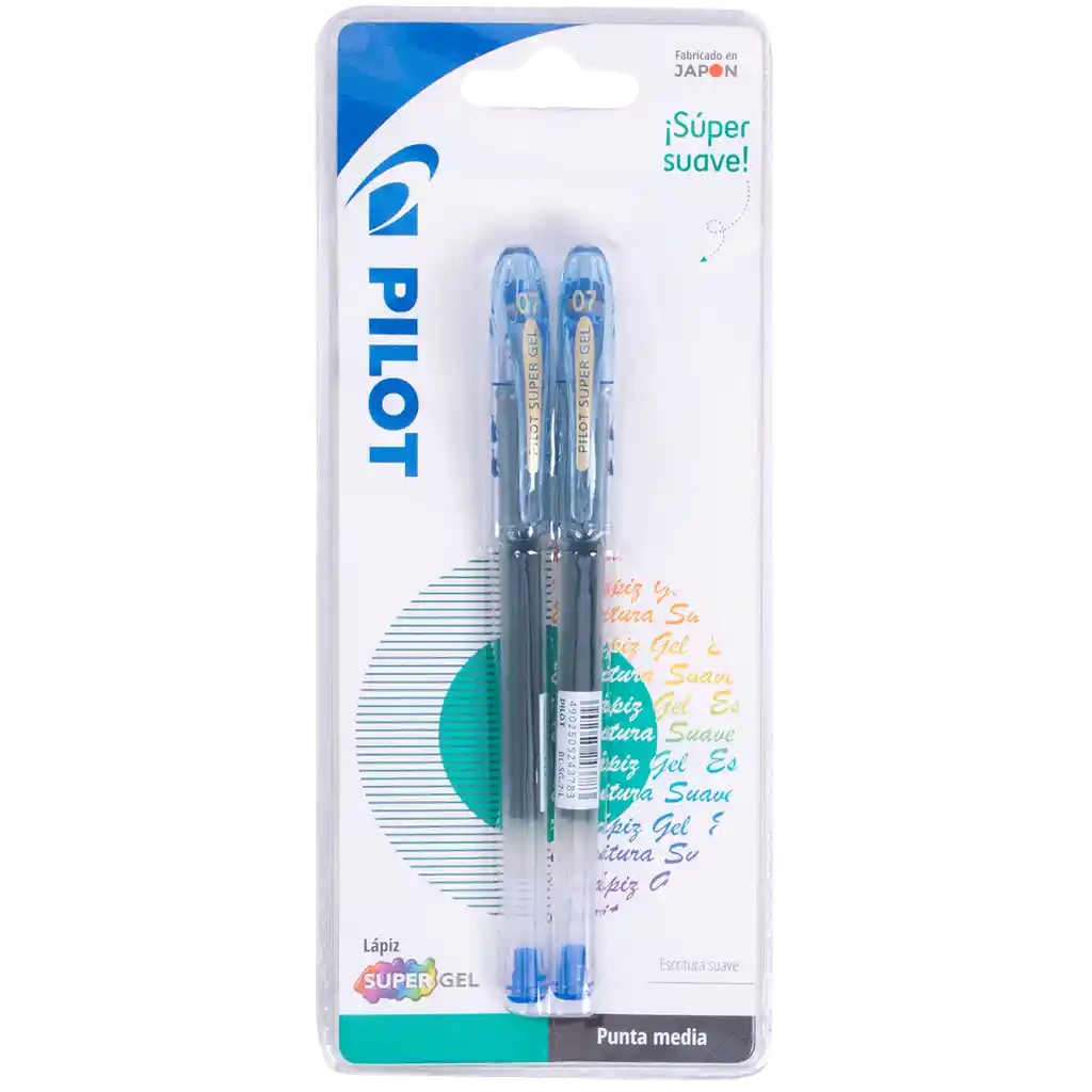 Pilot Boligrafo Tinta Gel Azul 2Un