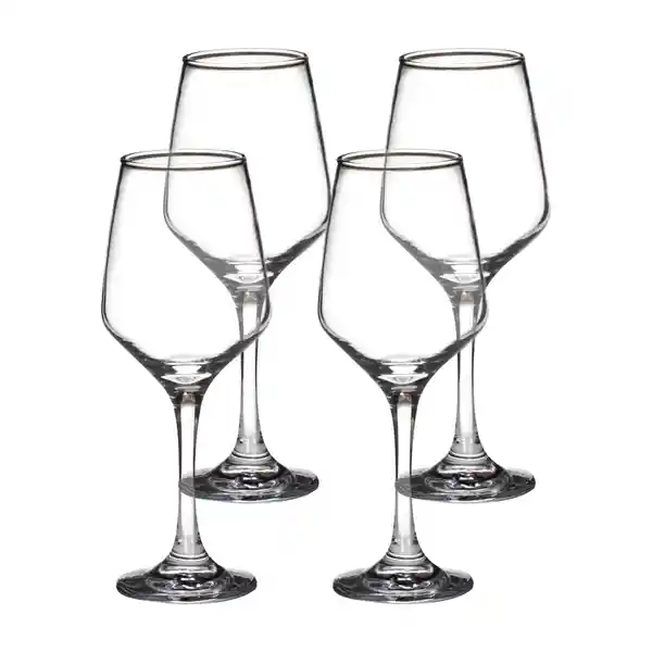 Set Copas Vidrio Classic Vino Tinto 355 mL