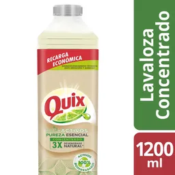 Quix Lavaloza Concentrado Bio Activos Pureza Recarga