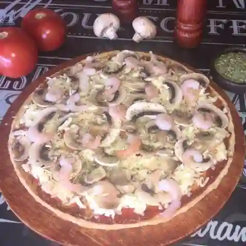 Pizza Camarones Familiar 40 Cm